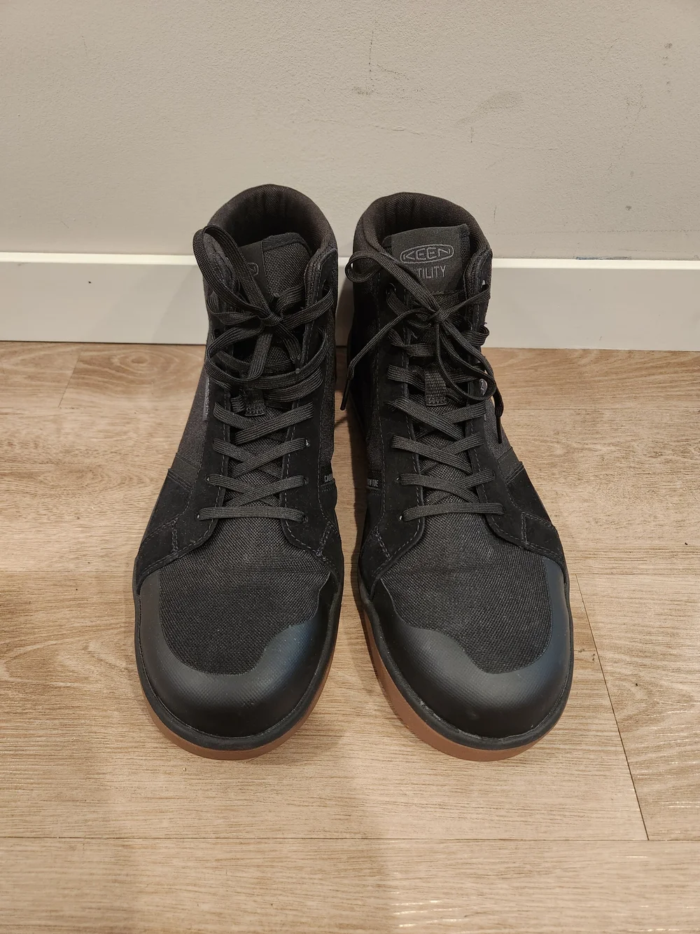 KEEN Utility Kenton Slip Resistant Composite Toe Metal Free Mid Work Shoe 15 EUC